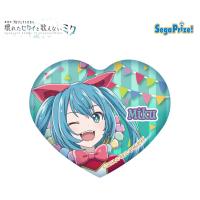 【ワンダーランドのセカイの初音ミク】「劇場版プロジェクトセカイ 壊れたセカイと歌えないミク」　キラキラビッグハート型缶バッジVol.1
