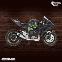 【Kawasaki Ninja H2R BLACK】1/12 ライセンスダイキャストバイク 11