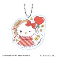 【ハローキティ】サンリオキャラクターズ　さんさんぴくにっく！ミニアクリルキーホルダー
