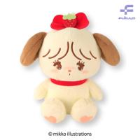 【スフレ】mikko illustration　いちごBIGぬいぐるみ