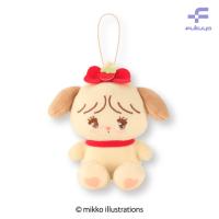 【スフレ】mikko illustration　いちごマスコットぬいぐるみ