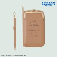 【リラックマ(ブラウン)】リラックマ　Rilakkuma Style ウォレット付きスマホショルダーポーチ