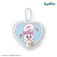 【ハート（ブルー）】エスターバニー　キラキラアクリルキーチェーン