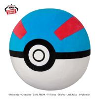【スーパーボール】ポケットモンスター　めちゃもふぐっとぬいぐるみ〜ビリリダマ・モンスターボール・スーパーボール・ハイパーボール・マスターボール〜