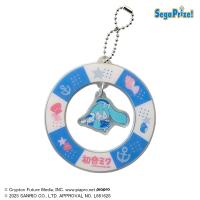 【初音ミク＆シナモロール（青）】初音ミク×シナモロール　ゆらゆらアクリルキーチェーン 〜マリンスタイル〜