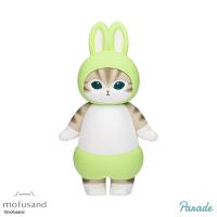 【グリーン】mofusand　うさにゃんフィギュア①