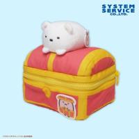 【しろくま】映画すみっコぐらし4　宝箱ぬいぐるみポーチ