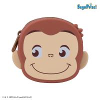 【左向き】おさるのジョージ　ぽってりシリコンミニポーチ