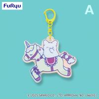 【はなまるおばけ A】サンリオキャラクターズ　しゅがふわ かる〜せる オーロラアクリルチャーム【当社限定】