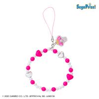 【マイメロディ（ピンク）】マイメロディ・クロミ　アクリルキーホルダー付ビーズストラップ