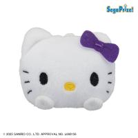 【紫】ハローキティ　おてて付フェイスプチマスコット