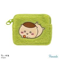 【くりまんじゅう】ちいかわ　ふわふわミニポーチ