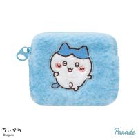 【ハチワレ】ちいかわ　ふわふわミニポーチ