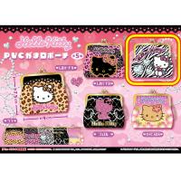 【ゼブラ】ハローキティ　PVCがま口ポーチ