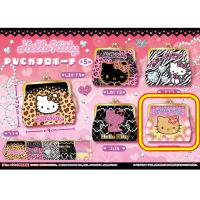 【ハイビスカス】ハローキティ　PVCがま口ポーチ