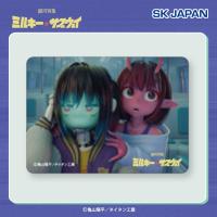 【チハル＆マキナ】銀河特急 ミルキー☆サブウェイ　スクエア缶バッジ