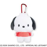 【ポチャッコ】サンリオキャラクターズ　ギンガムチェックがま口ポーチ
