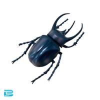 【コーカサスオオカブト】生物図鑑キッズシリーズ　リアルカブトクワガタ9