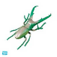 【メタリックエラフスホソアクワガタ】生物図鑑キッズシリーズ　リアルカブトクワガタ9