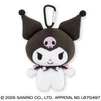 【クロミ】サンリオキャラクターズ　ふんわりほっぺがま口ポーチ
