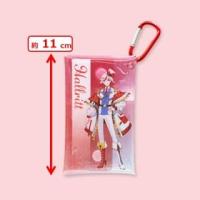 【ハルリット】フラガリアメモリーズ　カラビナ付きクリアケース ～レッドブーケ～