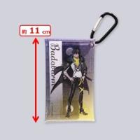 【バドバルマ】フラガリアメモリーズ　カラビナ付きクリアケース～ノワールブーケ～