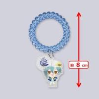 【アルペック】フラガリアメモリーズ　チャーム付きスプリングゴム～ノワールブーケ～