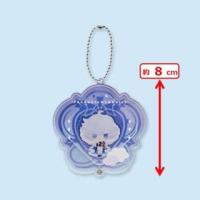 【シエロモート】フラガリアメモリーズ　カスタムアクリルキーホルダー～ブルーブーケ～