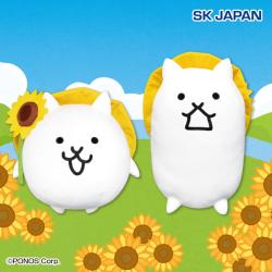 当社限定🌳にゃんこ大戦争　BIGぬいぐるみ（ねこのなつやすみ）はこちら😺