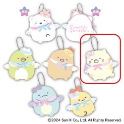 【ねこ】すみっコぐらし　天使なえびてんアイドル モフモフダイカットコインケース