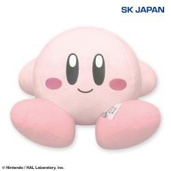 星のカービィ　やさしいてざわりのBIGぬいぐるみ。（にっこり）