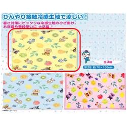 【イエロー】アンパンマン　冷感ひざ掛け