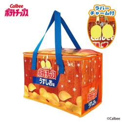 【ポテトチップス うすしお】お菓子スペシャルアソート　保温保冷BIGグリッターバッグ