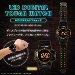 【YELLOW】LEDデジタルタフウォッチ