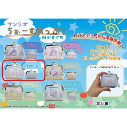 【シナモロール】サンリオ　うぉーむあっぷ！PUがまぐち