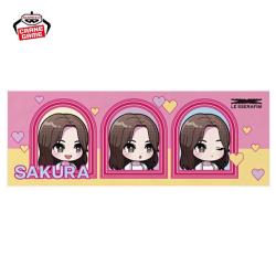 【SAKURA】LE SSERAFIM　きゅるぽっぷん マイクロファイバータオル