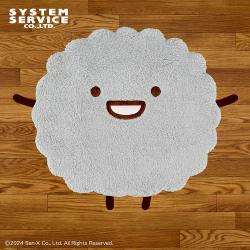 すみっコぐらし　ビッグダイカットラグ ほこり