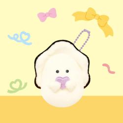 【むらさき】つぶらな瞳のなまがき　おしはーと むぎゅぬい ぷちますこっとBC