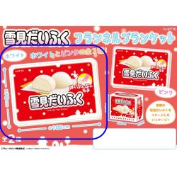 【ホワイト】雪見だいふく　フランネルブランケット(BOX入り)