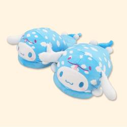 【シナモロール】サンリオ　nyoronyoronyoro ぬいぐるみスリッパ【当社限定】