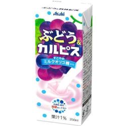 【★★★】【ぶどう＆カルピス】カルピス紙パック【賞味期限：2025-03-11】 