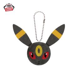 【ブラッキー】ポケットモンスター　ボールチェーン付きフェイスぬいぐるみ イーブイフレンズ〜イーブイ・ブラッキー・リーフィア・グレイシア・ニンフィア〜