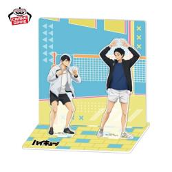 【影山飛雄×赤葦京治】ハイキュー!!　アクリルジオラマ
