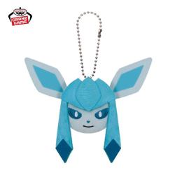 【グレイシア】ポケットモンスター　ボールチェーン付きフェイスぬいぐるみ イーブイフレンズ〜イーブイ・ブラッキー・リーフィア・グレイシア・ニンフィア〜
