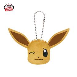 【イーブイ】ポケットモンスター　ボールチェーン付きフェイスぬいぐるみ イーブイフレンズ〜イーブイ・ブラッキー・リーフィア・グレイシア・ニンフィア〜