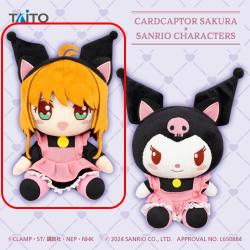 【木之本桜】カードキャプターさくら×サンリオキャラクターズ　オリジナルぬいぐるみ 木之本桜・クロミ