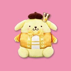 【ポムポムプリン】サンリオキャラクターズ　いちご新聞666号コラボレーションぬいぐるみ①