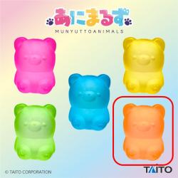 【オレンジ】おもしろ雑貨　むにゅっとあにまるず グミくま