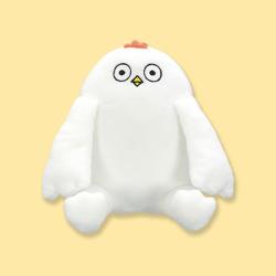 【ニワトリ】はじめまして松尾です　おすわりぬいぐるみ