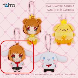 【木之本桜(シナモン)】カードキャプターさくら×サンリオキャラクターズ　ぬいぐるみマスコット 木之本桜・サンリオキャラクターズ